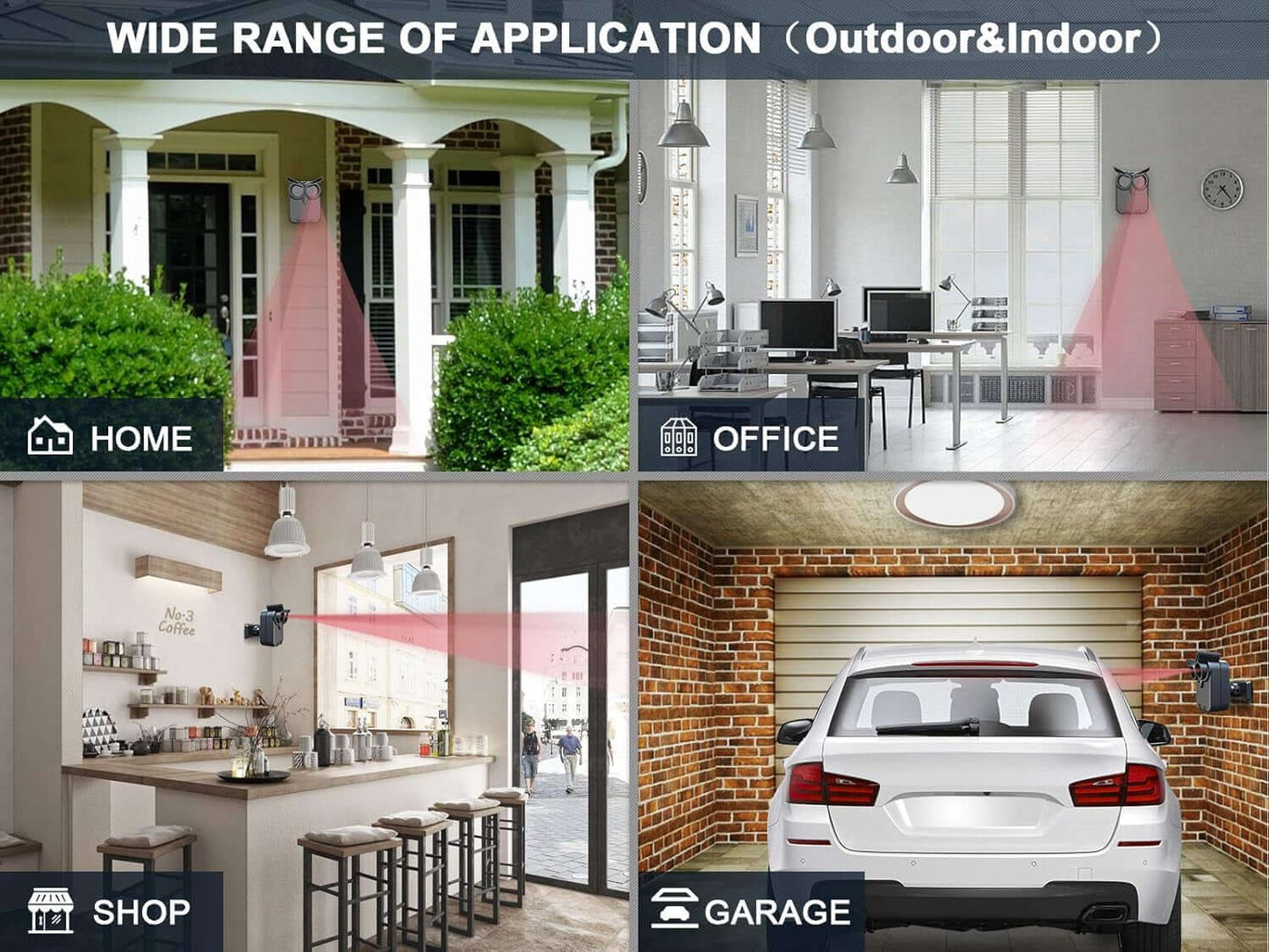 Driveway Alarm- 1/2 Mile Long Range Wireless Driveway Alarm Weather Resistant Motion Sensor&Detector-Diy Security Alert System-Monitor&Protect Outdoor/Indoor Property - 1 Receiver and 1 Sensor