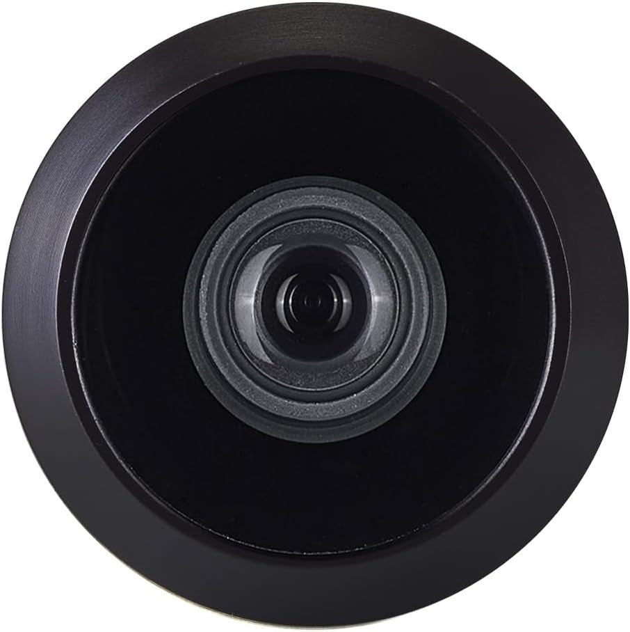 220-Degree Solid Brass Peep Holes for Door with 16Mm Drill Bit, 0.63 Inch Door Peephole with Privacy, Compatible with Door Thick from 1-3/8" to 2-1/6", Matte Black Finish