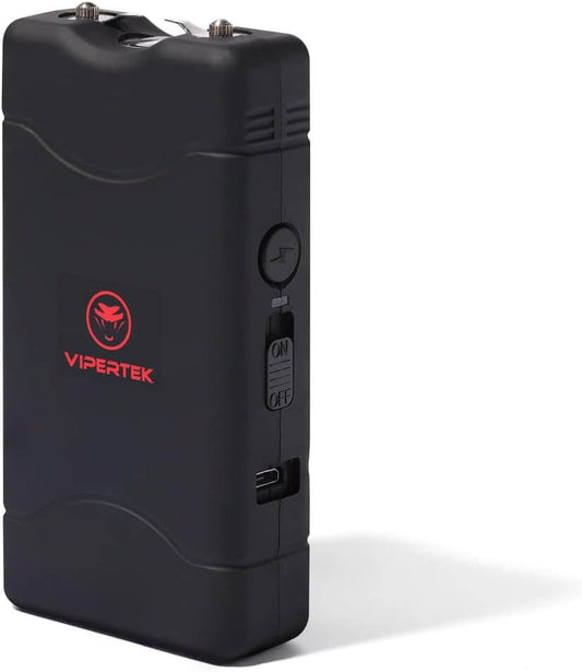 VTS-880 Rechargeable Mini Stun Gun with LED Flashlight - Your Compact Self Defense Solution