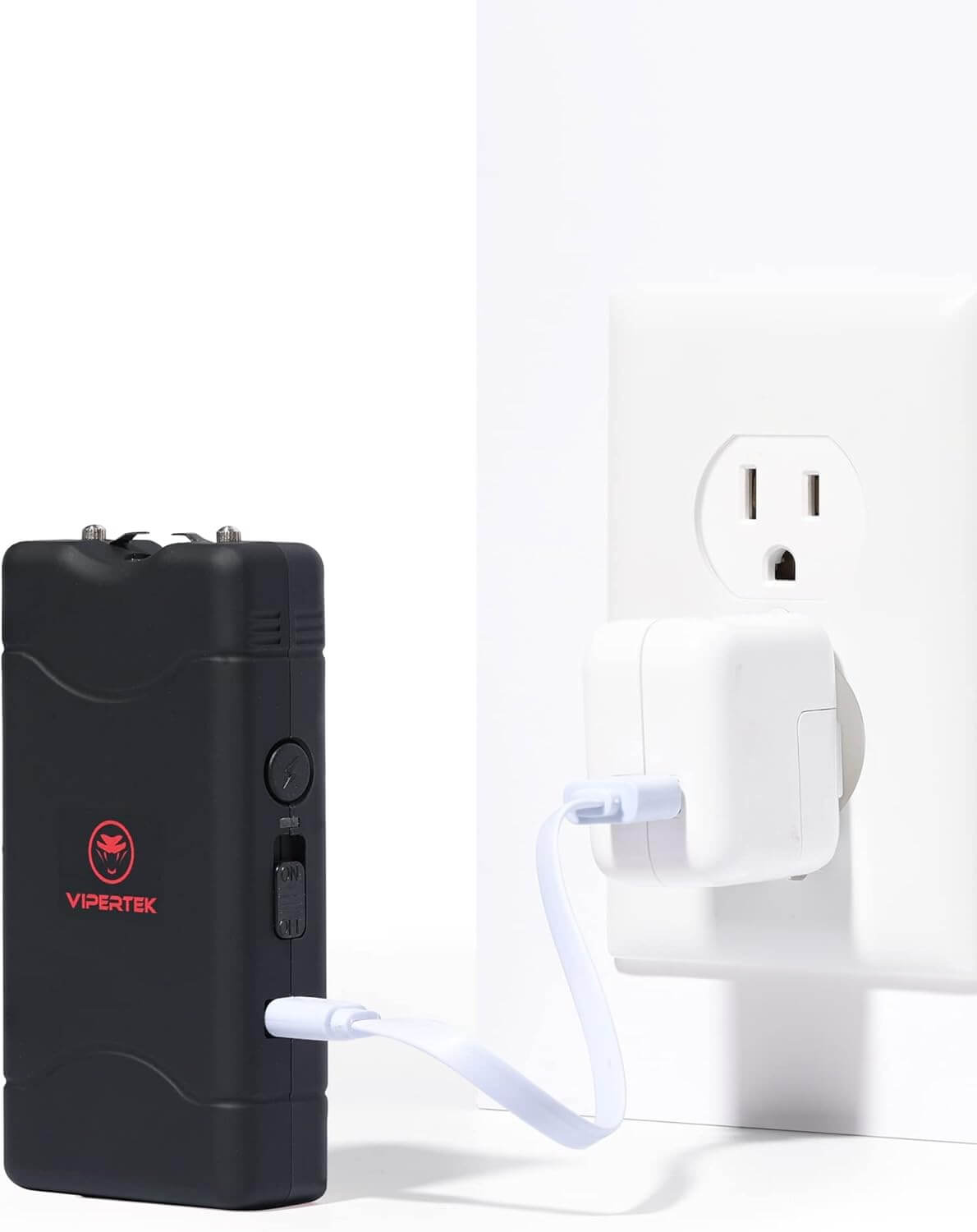 VTS-880 Rechargeable Mini Stun Gun with LED Flashlight - Your Compact Self Defense Solution