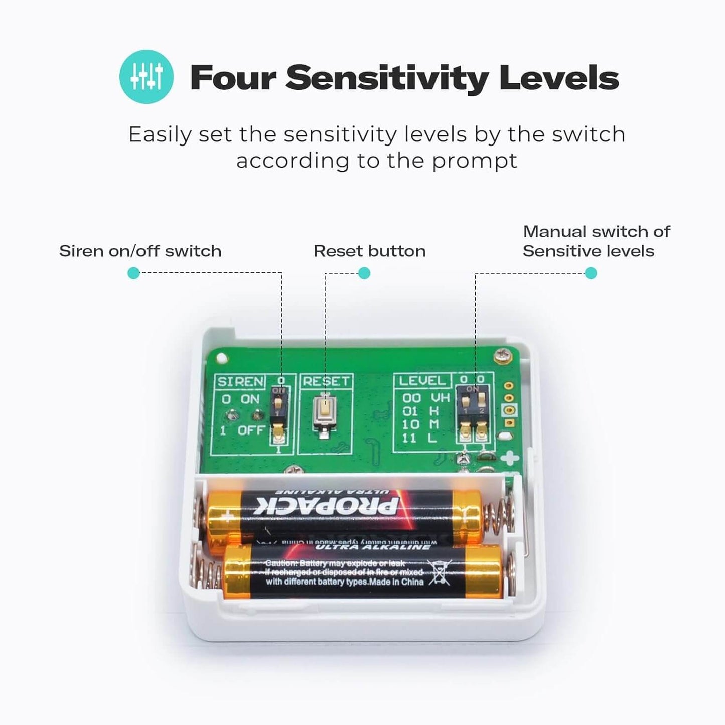 Zigbee vibration sensor – compact design for doors and windows