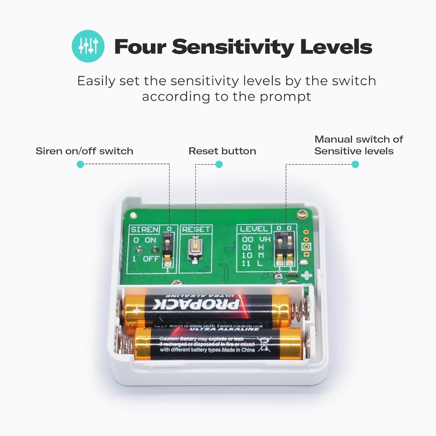 Zigbee vibration sensor – compact design for doors and windows