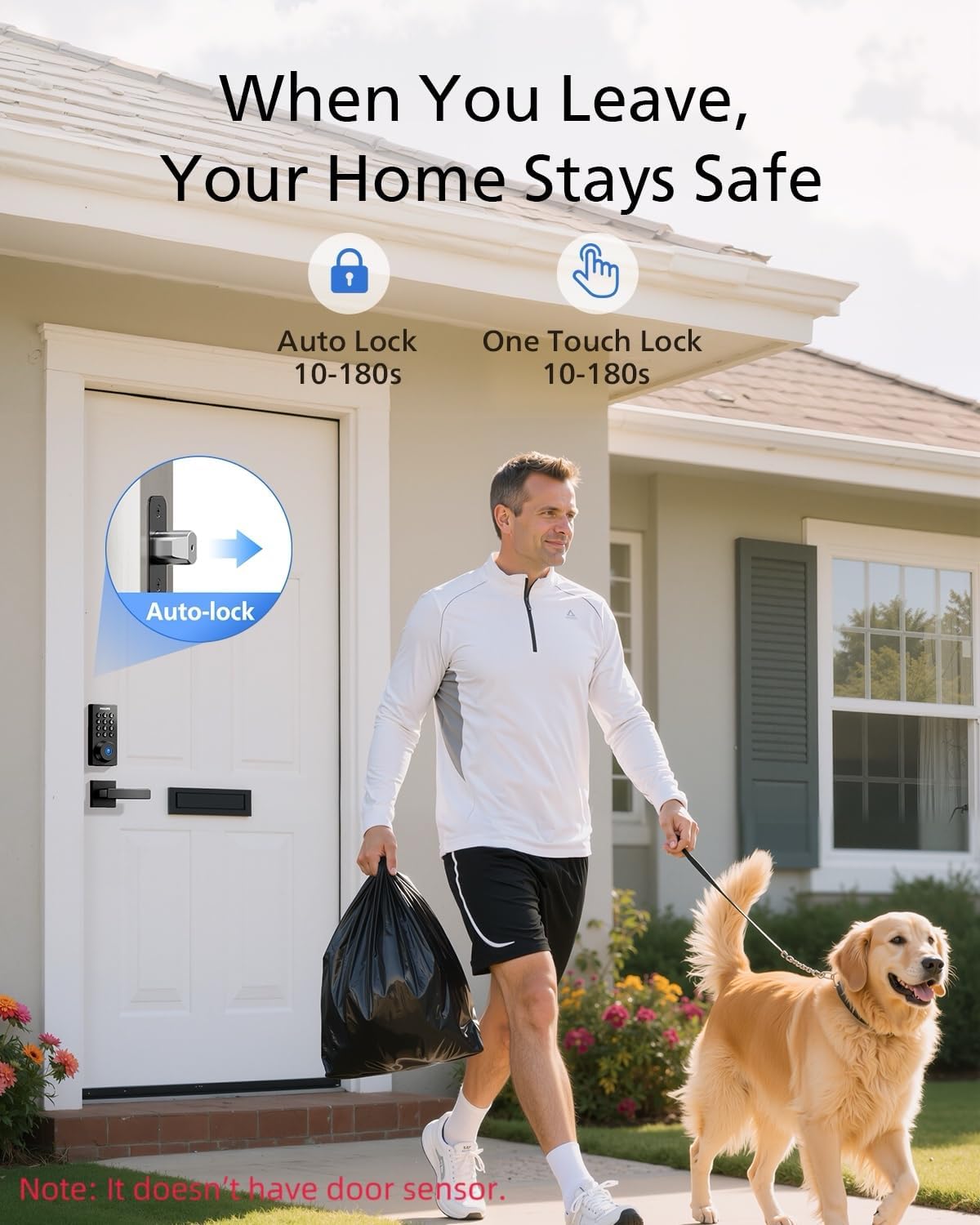 Revolutionary Wi-Fi Smart Door Lock: Keyless Entry Deadbolt with Voice Control, Remote Access, and Fingerprint Unlocking for Ultimate Security