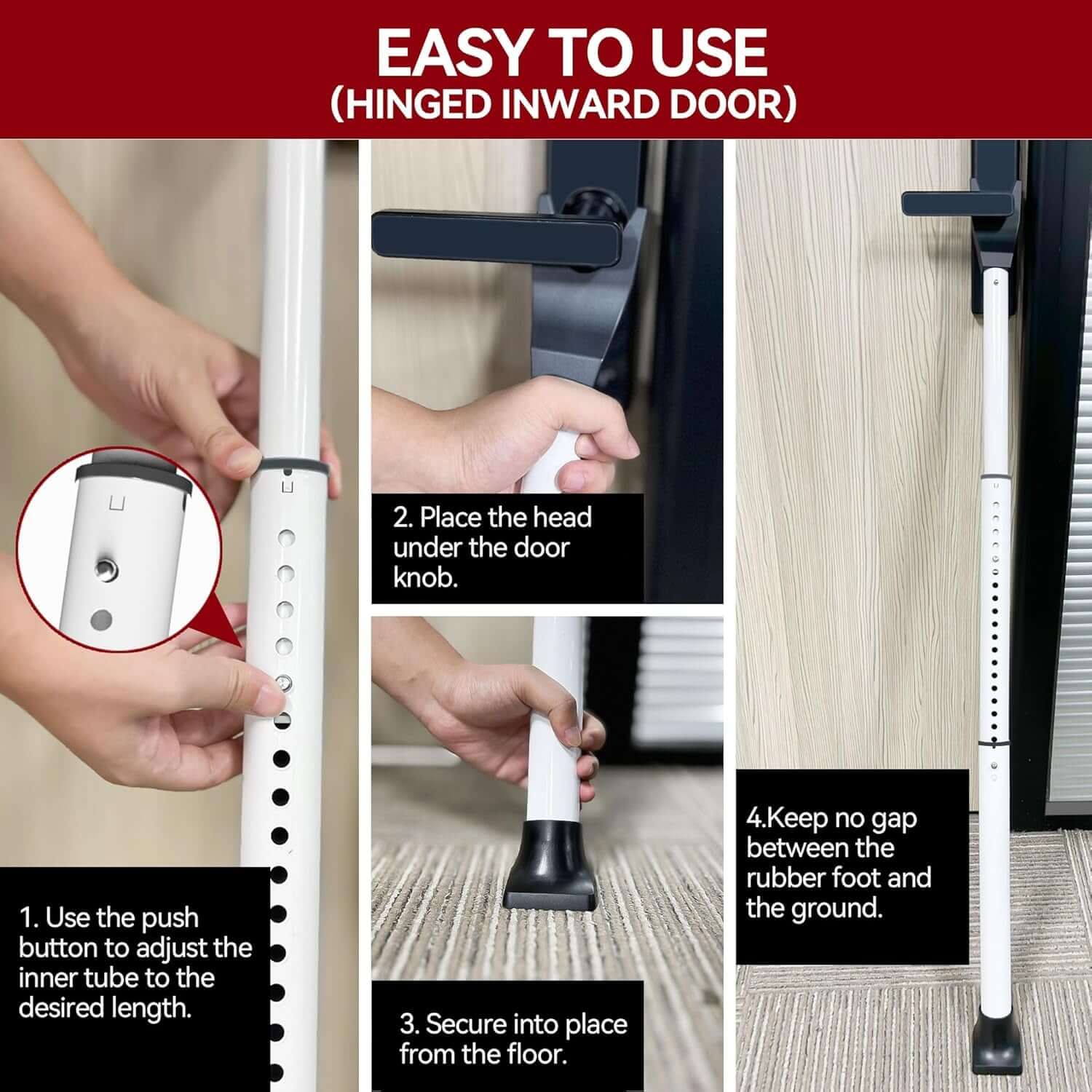 Door security bar – secure sliding patio doors effectively