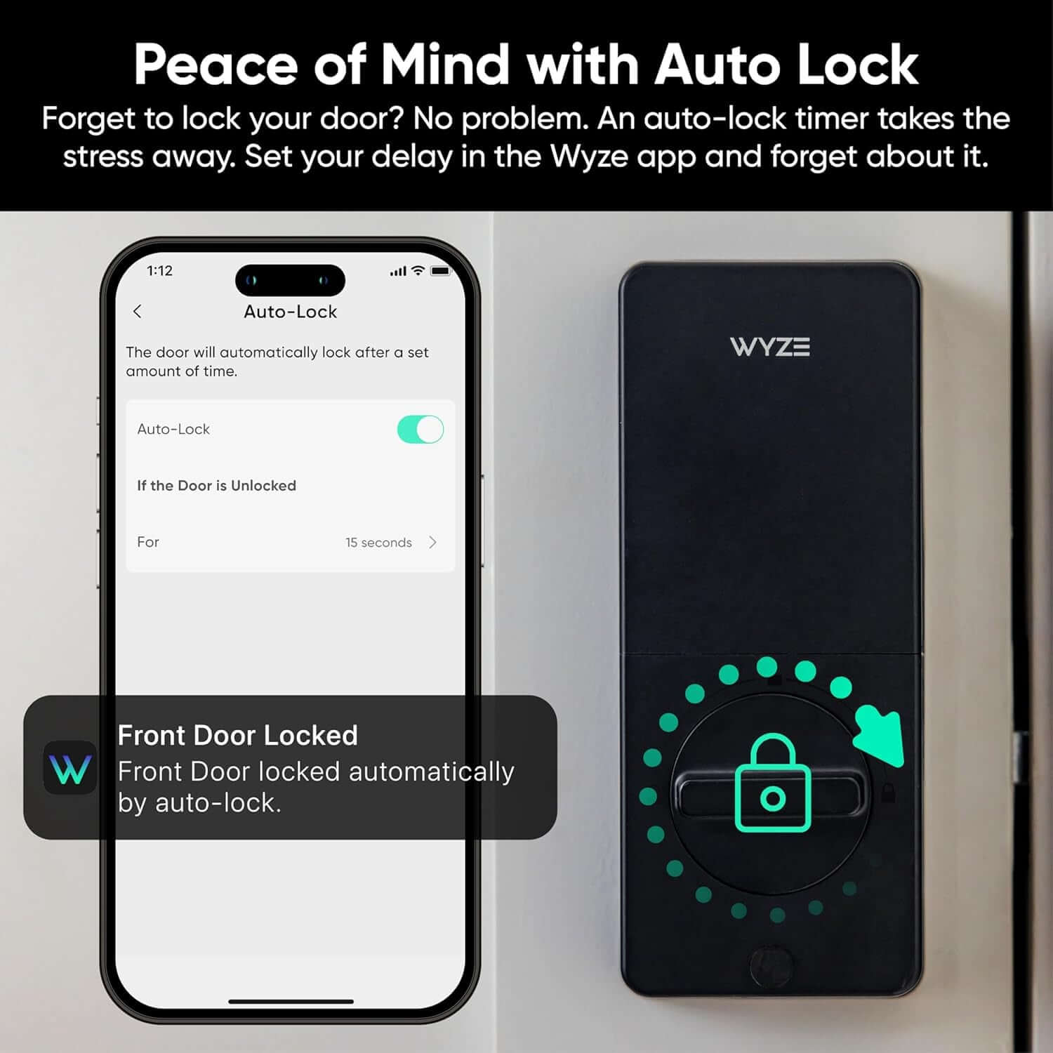Fingerprint smart lock – modern front door protection device