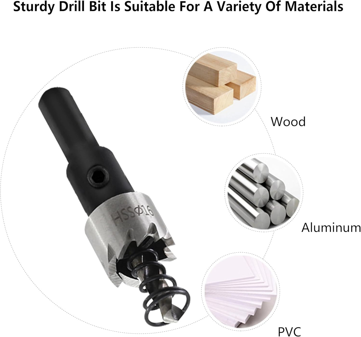 220-Degree Solid Brass Peep Holes for Door with 16Mm Drill Bit, 0.63 Inch Door Peephole with Privacy, Compatible with Door Thick from 1-3/8" to 2-1/6", Matte Black Finish