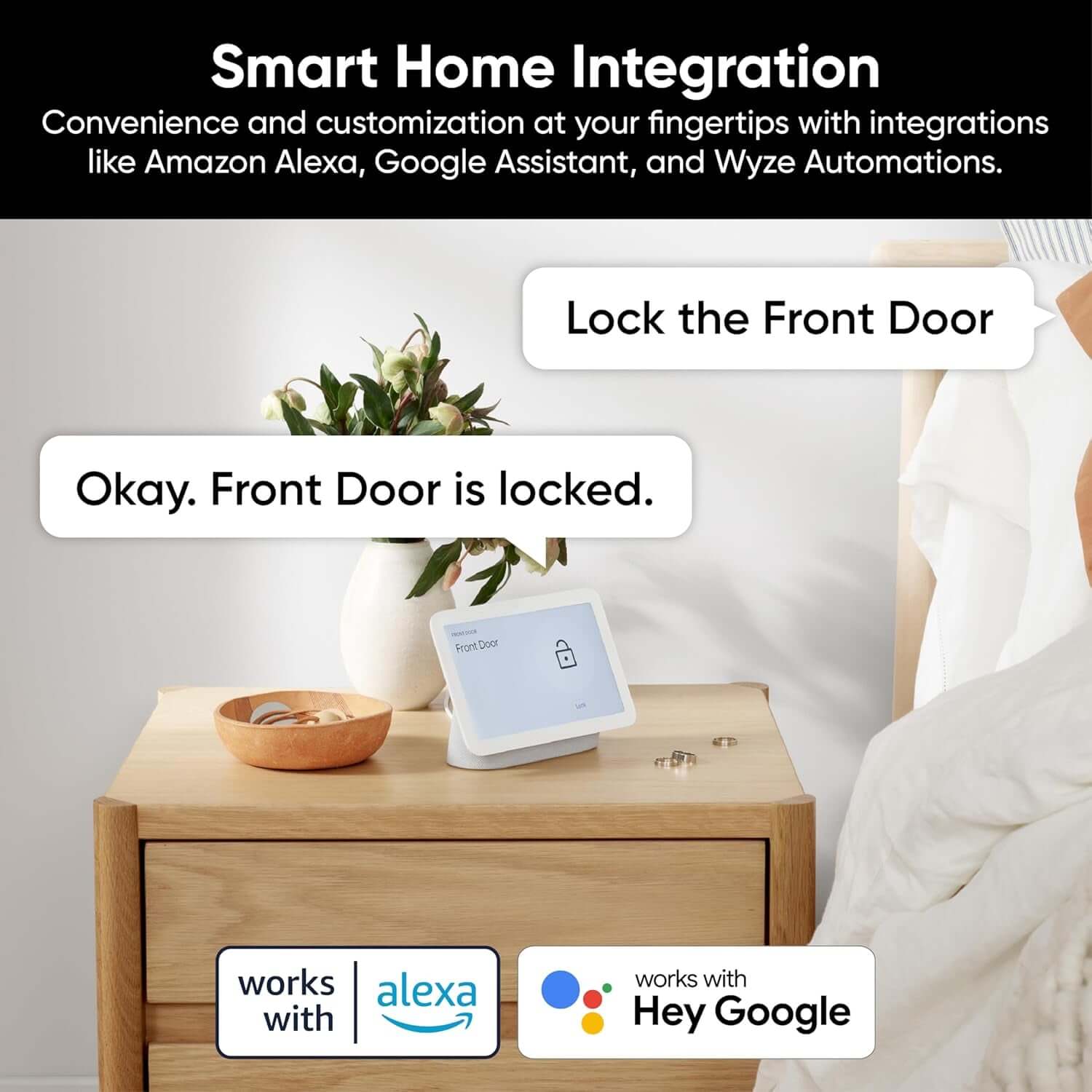 Fingerprint smart lock – anti-peep keypad for added security
