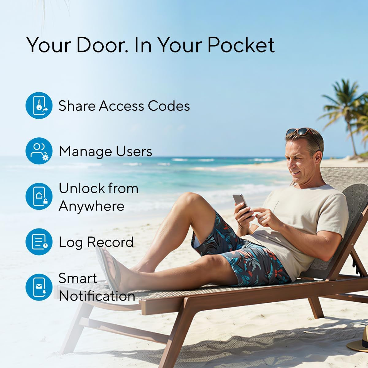 Bolt SE smart door lock showing digital keypad and app control access