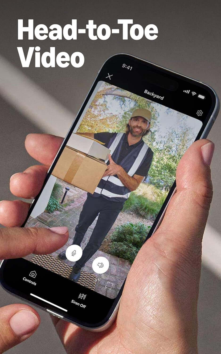 Video doorbell with HD video and live mobile alerts